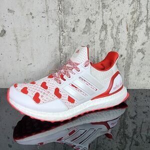 MSRP $180 Adidas UltraBoost 1.0 Wmns Valentines Day 2025 Size 6.5 Red White